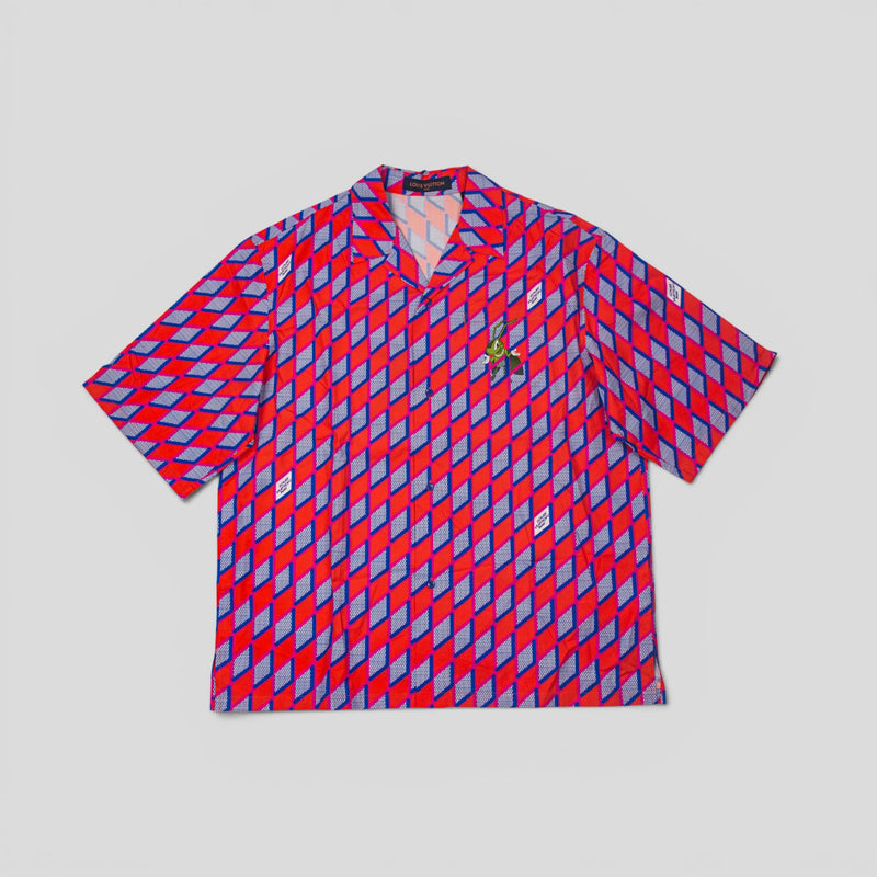 Louis Vuitton Diamond Damier Cricket Button-Up Shirt