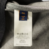Louis Vuitton Embossed Monogram Baseball Denim Shirt in Black