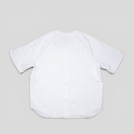 Louis Vuitton Embossed Monogram Baseball Denim Shirt in White