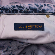 Louis Vuitton Frayed Monogram Double Knee Carpenter Pants
