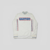 Louis Vuitton Graphic Mesh Long-Sleeved T-Shirt in White