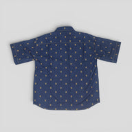 Louis Vuitton LV Embroidered Denim Shirt in Dark Wash