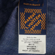 Louis Vuitton LV Embroidered Denim Shirt in Dark Wash