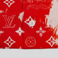 Louis Vuitton Monogram Bandana Short Sleeve Button Up in Orange