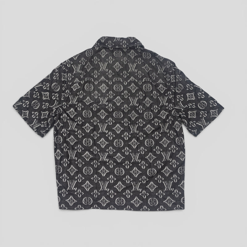 Louis Vuitton Monogram Chambray Shirt in Grey