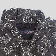 Louis Vuitton Monogram Chambray Shirt in Grey