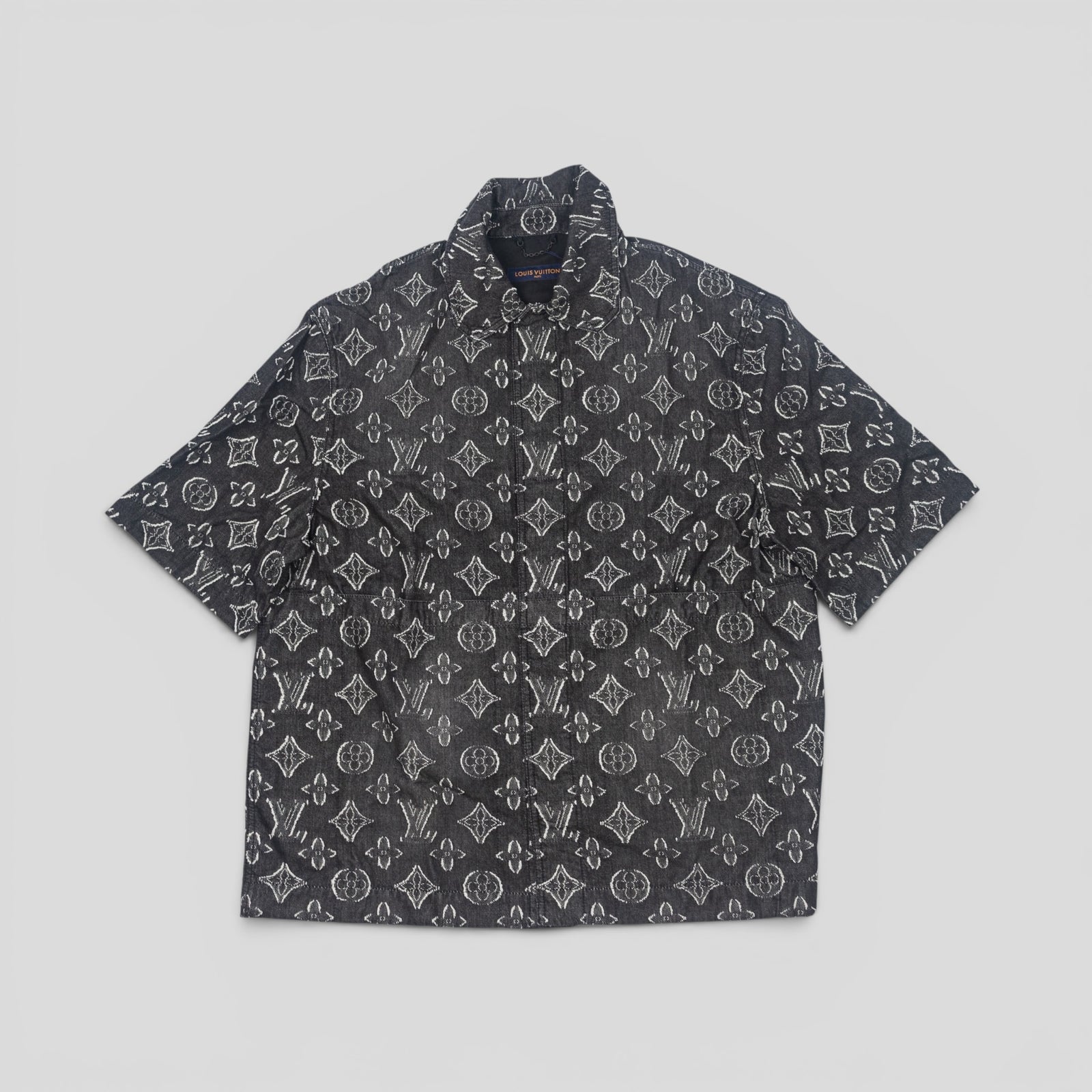 Louis Vuitton Monogram Chambray Shirt in Grey