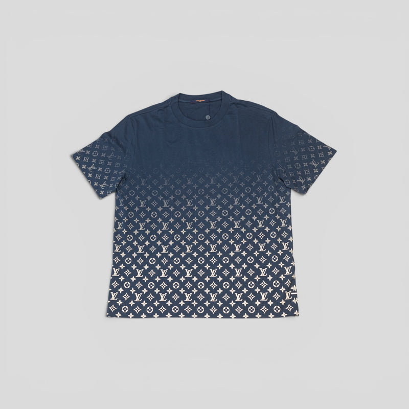 Louis Vuitton Monogram Degrade T-Shirt in Navy Blue