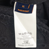 Louis Vuitton Monogram Denim Short Sleeve Shirt in Black