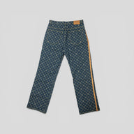 Louis Vuitton Monogram Denim Tailored Jeans in Indigo Wash