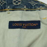 Louis Vuitton Monogram Denim Tailored Jeans in Indigo Wash