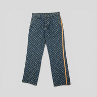 Louis Vuitton Monogram Denim Tailored Jeans in Indigo Wash