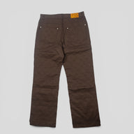 Louis Vuitton Monogram Embossed Carpenter Pants in Brown
