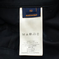 Louis Vuitton Monogram Flocked Cotton Workwear Pants in Black