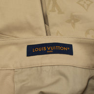Louis Vuitton Monogram  Flocked Workwear Pants in Beige