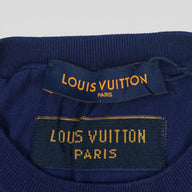 Louis Vuitton Short-Sleeved Graphic Crewneck in Indigo