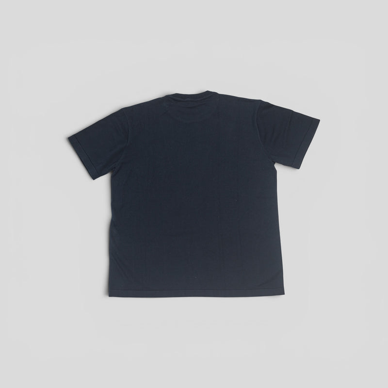 Louis Vuitton Signature Short Sleeve Crewneck Knitwear in Navy Blue