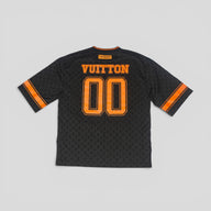 Louis Vuitton Sporty Monogram Jersey in Black / Orange