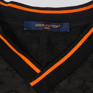 Louis Vuitton Sporty Monogram Jersey in Black / Orange