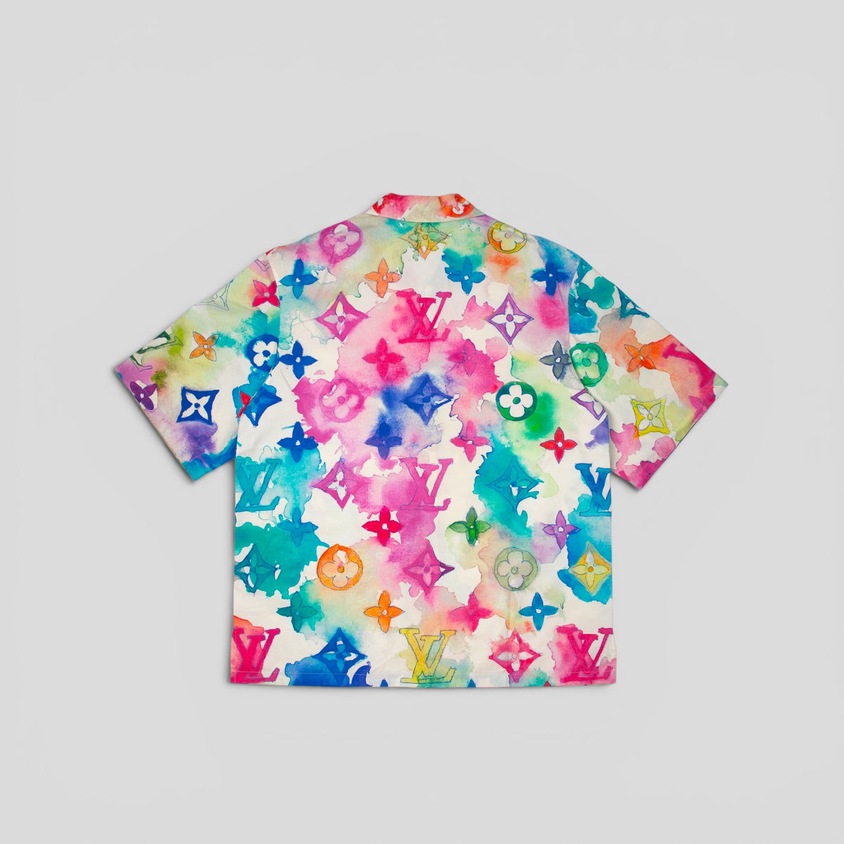 Louis Vuitton Watercolor Button Up in Multicolor