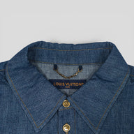 Louis Vuitton Western Embroidered Chambray Shirt
