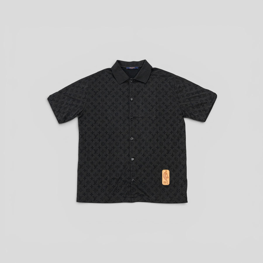 Louis Vuitton X NBA Monogram Button Up Shirt in Black — authenticated Louis Vuitton at CLB XXIII