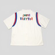 Louis Vuitton X NBA Patched Button Up in White