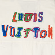 Louis Vuitton X NBA Patched Button Up in White
