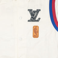 Louis Vuitton X NBA Patched Button Up in White