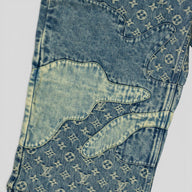 Louis Vuitton X Nigo Patchwork Monogram Denim Jeans