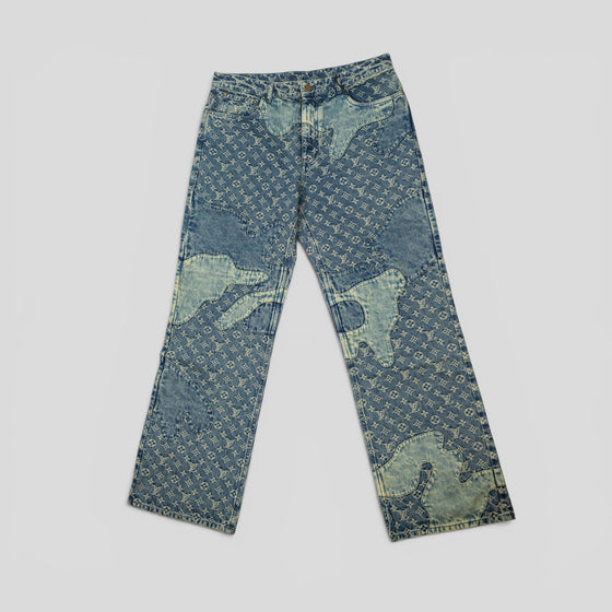 Louis Vuitton X Nigo Patchwork Monogram Denim Jeans — authenticated Louis Vuitton at CLB XXIII