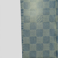 Louis Vuitton 3D Damier Denim Skate Pants in Medium Wash