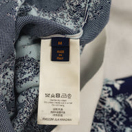 Louis Vuitton Gradient Monogram Bandana Jacquard Crewneck in White/Blue