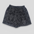Louis Vuitton Arabesque Printed Silk Shorts in Black/White