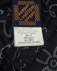 Louis Vuitton Arabesque Printed Silk Shorts in Black/White