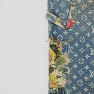 Louis Vuitton Destroyed Carpenter Bell Bottom Denim