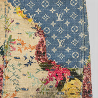 Louis Vuitton Destroyed Carpenter Bell Bottom Denim