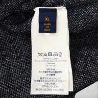 Louis Vuitton Distressed Flock Monogram Sweater in Navy