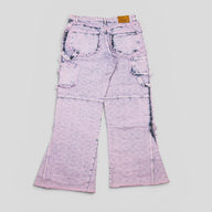 Louis Vuitton Frayed Monogram Double Knee Carpenter Pants