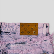 Louis Vuitton Frayed Monogram Double Knee Carpenter Pants