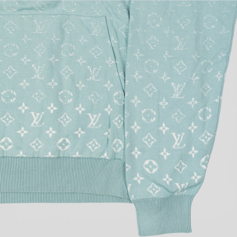 Louis Vuitton Gradient Knit Hoodie in Blue