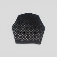 Louis Vuitton Gradient Monogram Fil Coupe Crewneck in Black