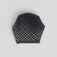 Louis Vuitton Gradient Monogram Fil Coupe Crewneck in Black