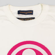 Louis Vuitton Graphic Short Sleeve Crewneck in White