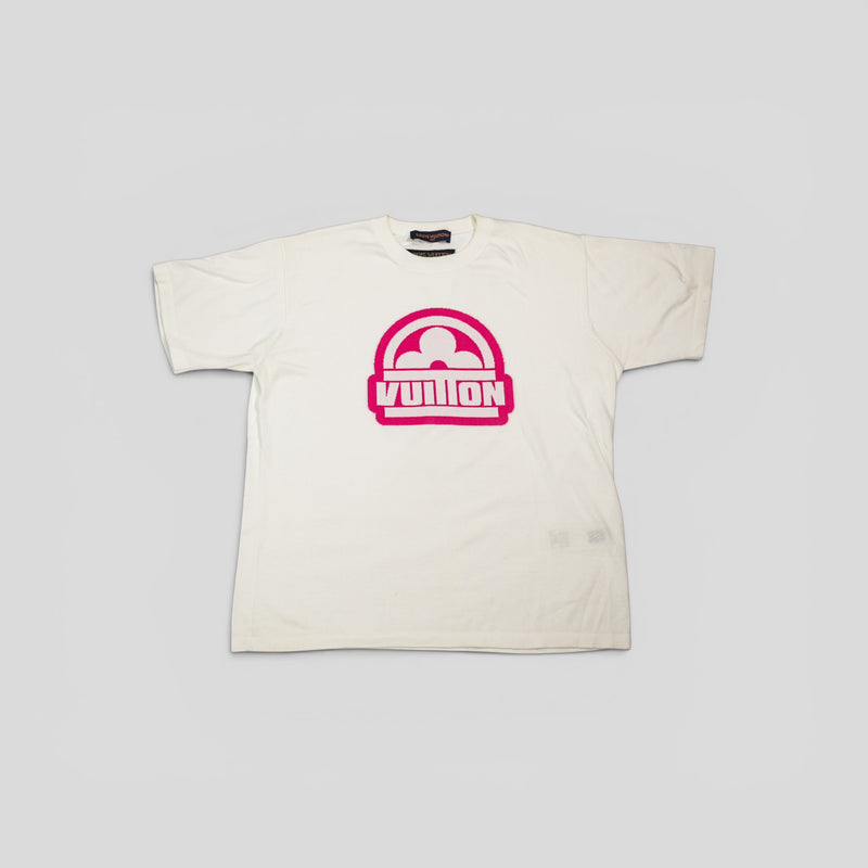 Louis Vuitton Graphic Short Sleeve Crewneck in White