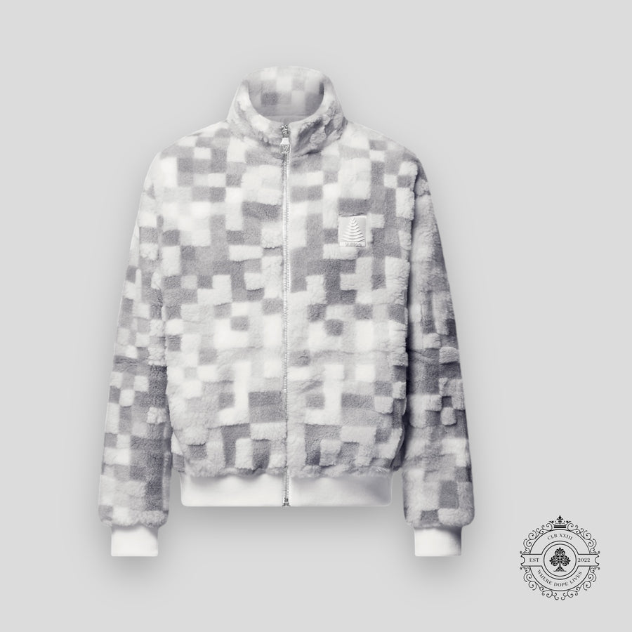 Louis Vuitton Damoflage Fleece Jacket in Grey — authenticated Louis Vuitton at CLB XXIII