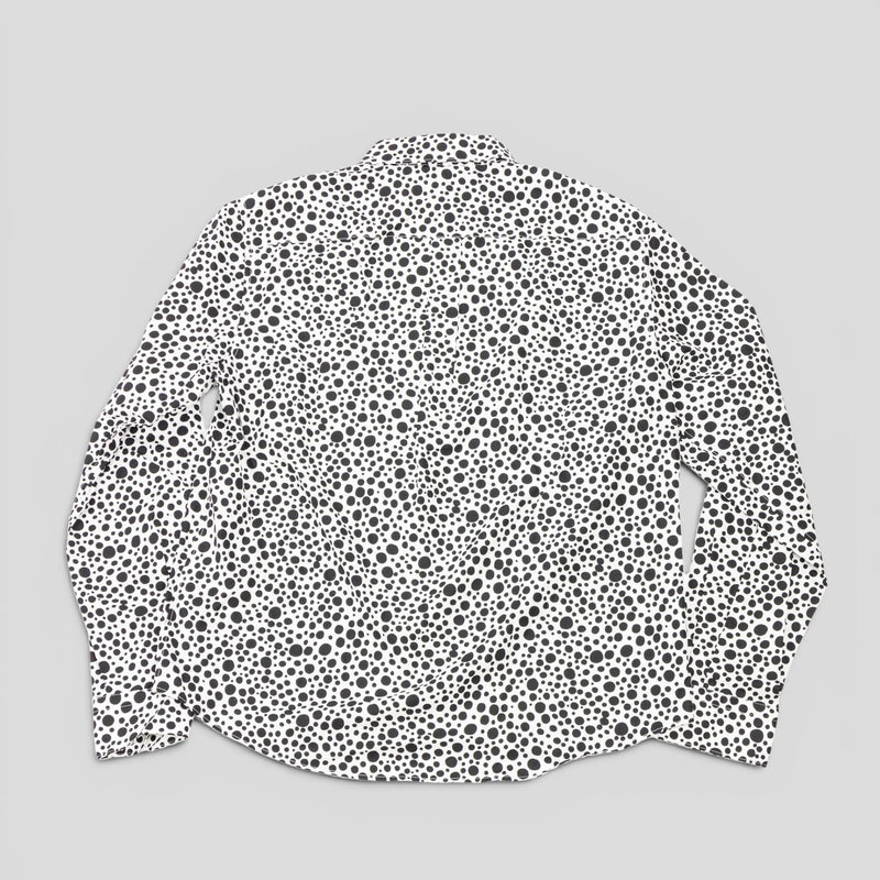 Louis Vuitton Infinity Dots Zipped Shirt in White