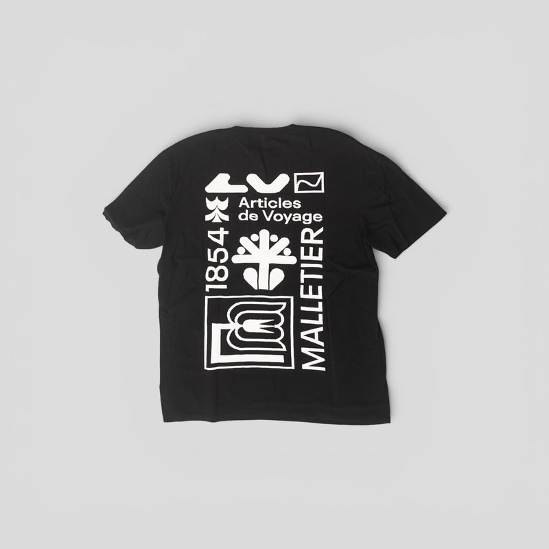 Louis Vuitton Intarsia Graphic Tee in Black