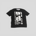 Louis Vuitton Intarsia Graphic Tee in Black