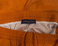 Louis Vuitton LVSE Signature Swim Board Shorts in Burnt Orange